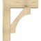 Ekena Millwork Westlake Block Rough Sawn Bracket w/ Offset Brace, Douglas Fir, 8"W x 28"D x 32"H BKT0806X28X32WTL05RDF - alternate 3